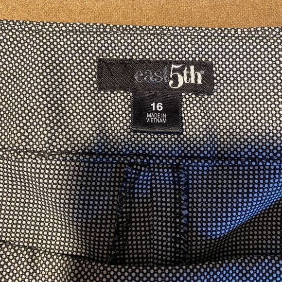 Houndstooth Skirt Black & White Midi Work Office Plus Size 16 - Picture 3 of 7